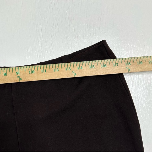Eileen Fisher Womens Brown Straight Leggings Size Medium Stretch Pull On Pants - Picture 6 of 8